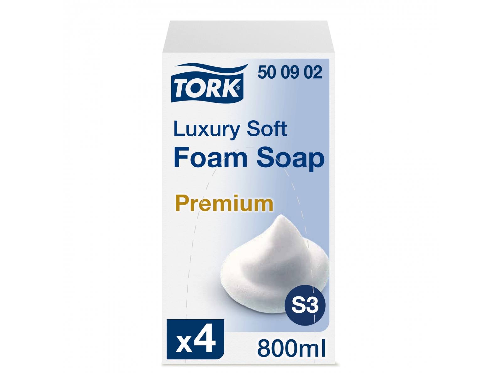 Pianka S3 TORK 500902 LUXURY S3 Karton 4x 800ml